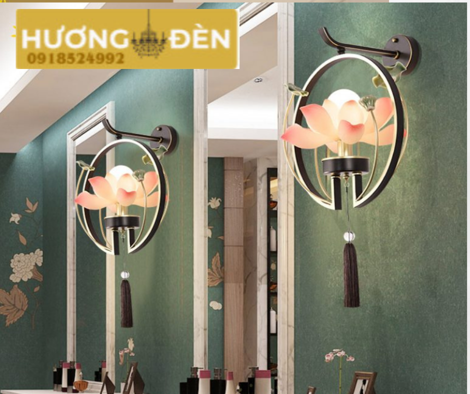 Đèn Tường Hoa Sen